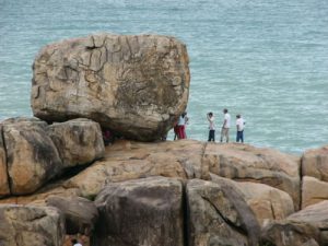 Nha Trang - rocks on coastline