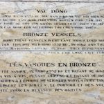 Marble Plaque Bronze vessel made in 1662