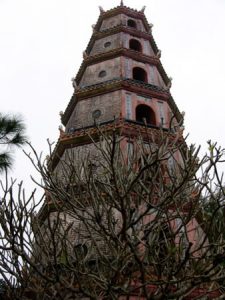 Chua Thien Mu Pagoda Perched