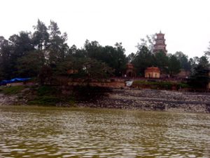 The tombs are several kms down the Huong (Perfume) River