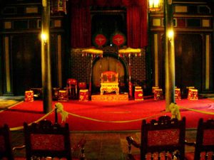 Tu Duc Tomb Throne room of Emperor