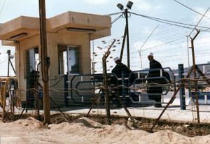 Israeli-Lebanon border check point