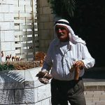 Nazareth-Arab souvenir vendor