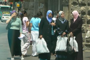 Jerusalem downtown--old and new--is