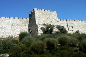 Jerusalem downtown--old and new--is