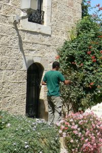 Jerusalem - Tending a garden