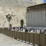 Jerusalem - Western Wall womens' prayer section is separate from