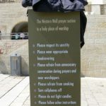 Western Wall - Rules of Prayer