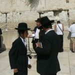 Jerusalem - Western Wall orthodox devotees