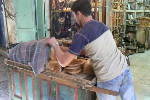 Jerusalem - Bread vendor