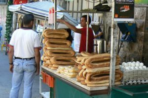 Jerusalem - bread vendor