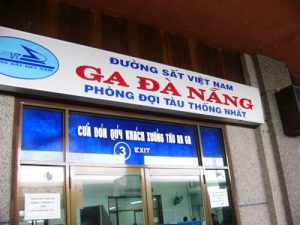 Danang station front entrance