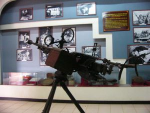 Museum exhibit at Viet