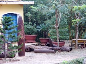 Museum exhibit at Viet