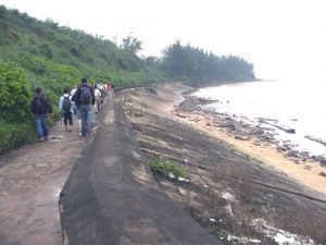 Seafront exit from Viet