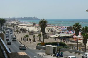 Tel Aviv - promenade along the beachfront