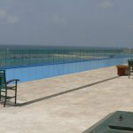 Hilton Hotel pool overlooking the beach