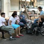 Disabled group on Rothschild Street