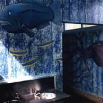 Nelson town-colorful public toilet