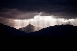 Te Anau area-storm clouds