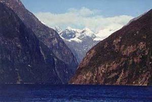 Milford Sound with Alps