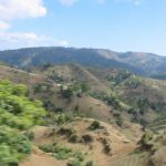 En route to Jacmel - deforested hills