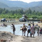 Jacmel - people living and working by the water