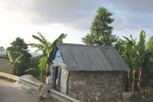 Returning from Jacmel - local building