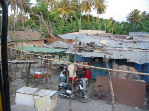 Returning from Jacmel - rural shacks