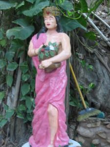 Port au Prince, Hotel Oloffson - paper mache sculpture -