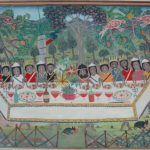 Port au Prince, vodou tapestry: last supper