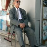 Amman - retired man with prayer beads