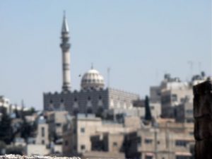 Amman - mosque in the distance