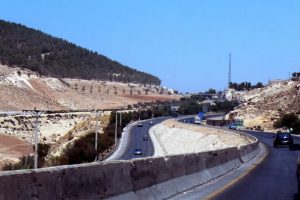 On the road from Amman to