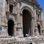 The entry gate to ancient Jerash Jerash is