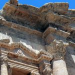 Detail of entry gate to Jerash