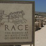 Hippodrome race track at ancient Jerash Jerash is