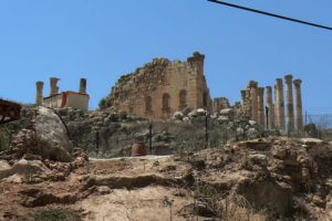 Temple of Zeus at ancient Jerash