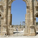 Looking through Hadrian's Arch