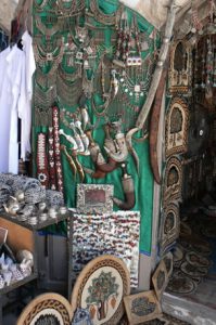 Souvenir shop in front of Jerash