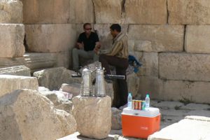 Tea and water vendors