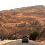 The arid hills of Jordan