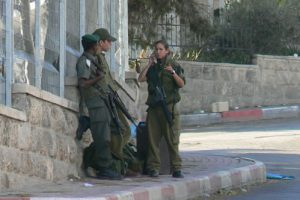 Male and female soldiers