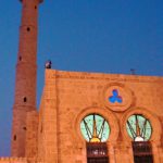 Old mosque along the beachside promenade,