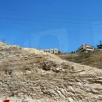 A settlement being built in the West Bank east of