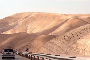 Roads towards the Allenby checkpoint