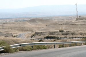 Roads towards the Allenby checkpoint