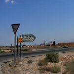 Roads towards the Allenby checkpoint