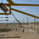Electric fence on Israeli