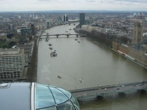 View of the River Thames and